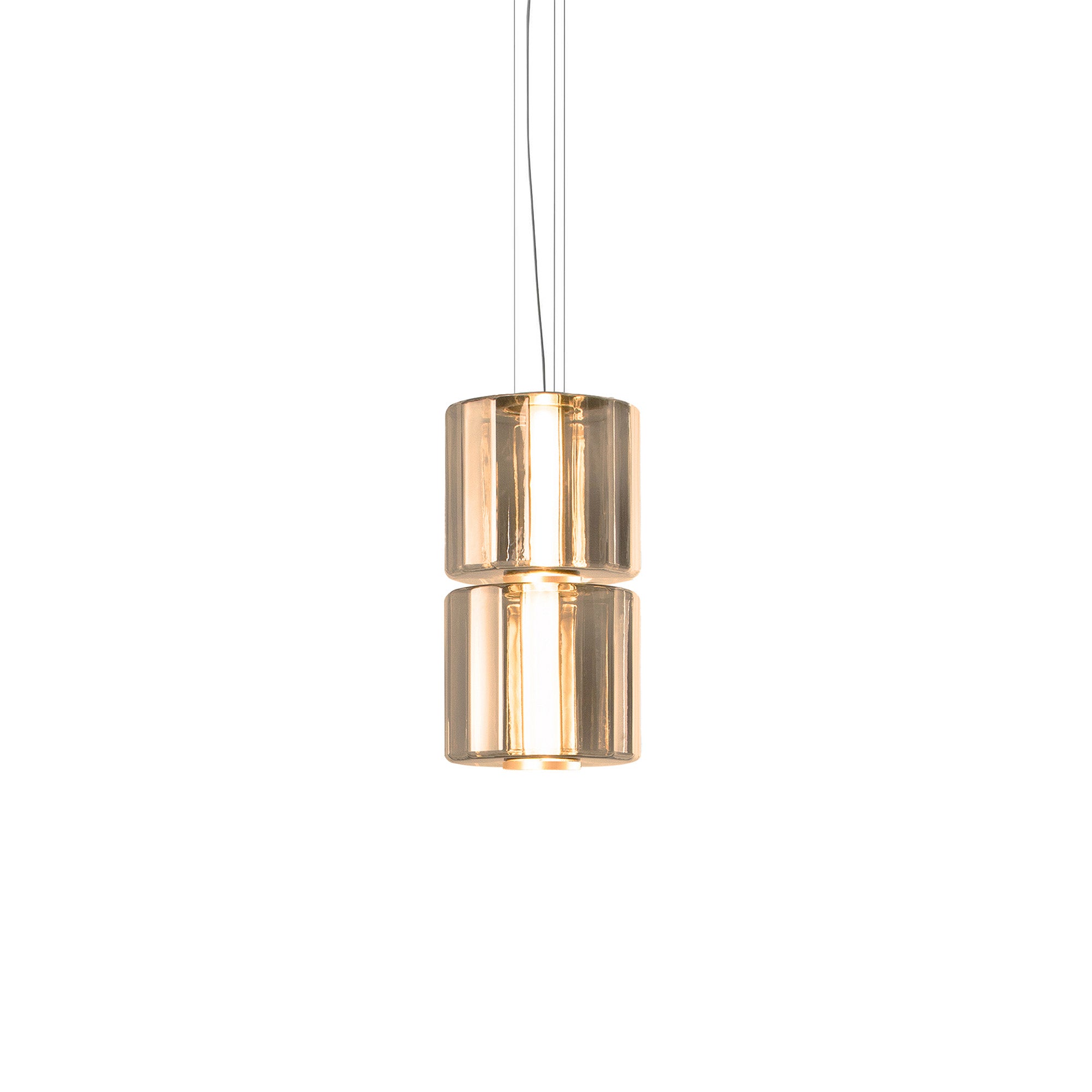 Column 300 Vertical Pendant: 2 Units + Amber