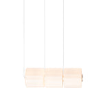 Column 300 Horizontal Pendant: 3 Units + Ivory