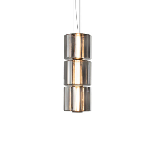 Column 300 Vertical Pendant: 3 Units + Carbon