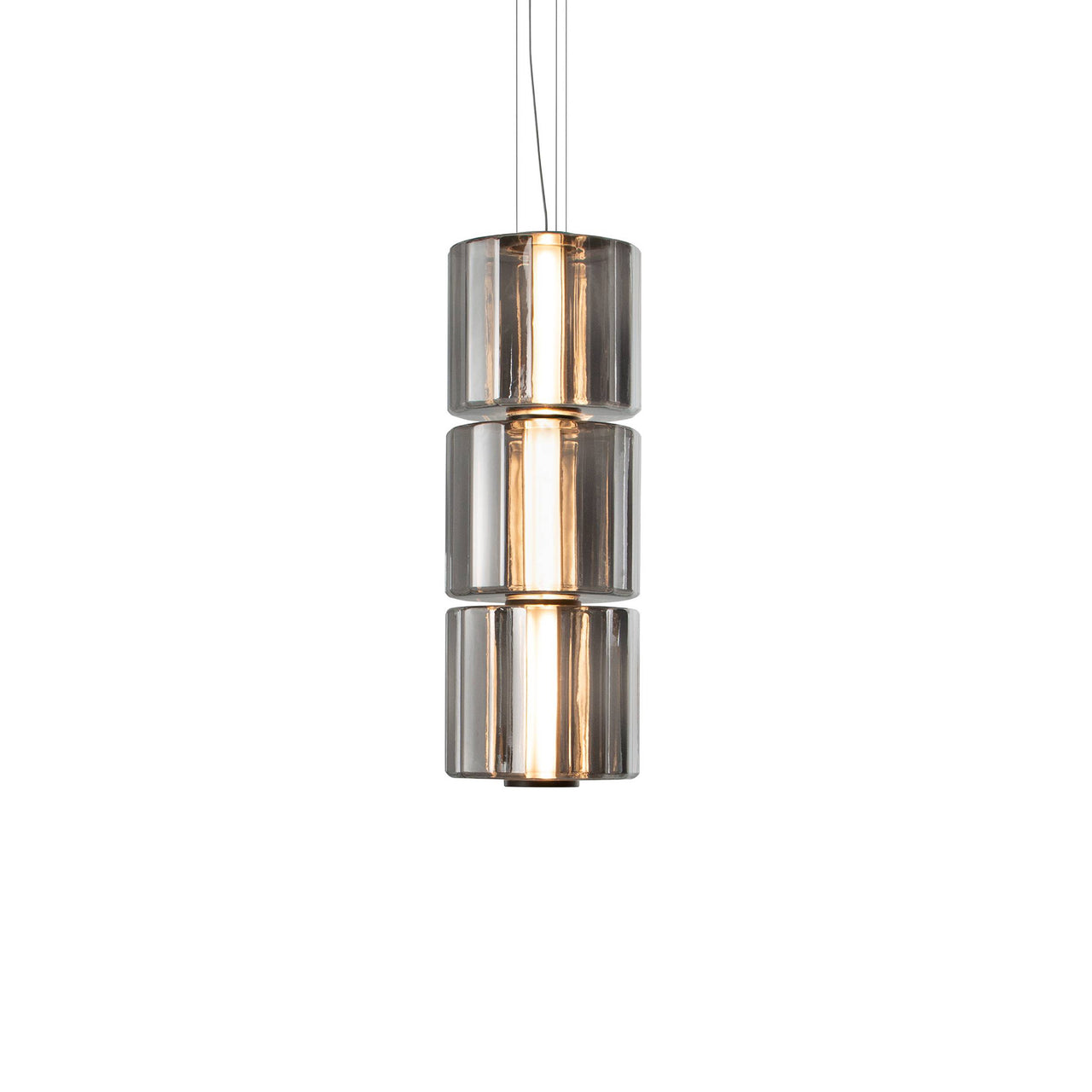 Column 300 Vertical Pendant: 3 Units + Carbon