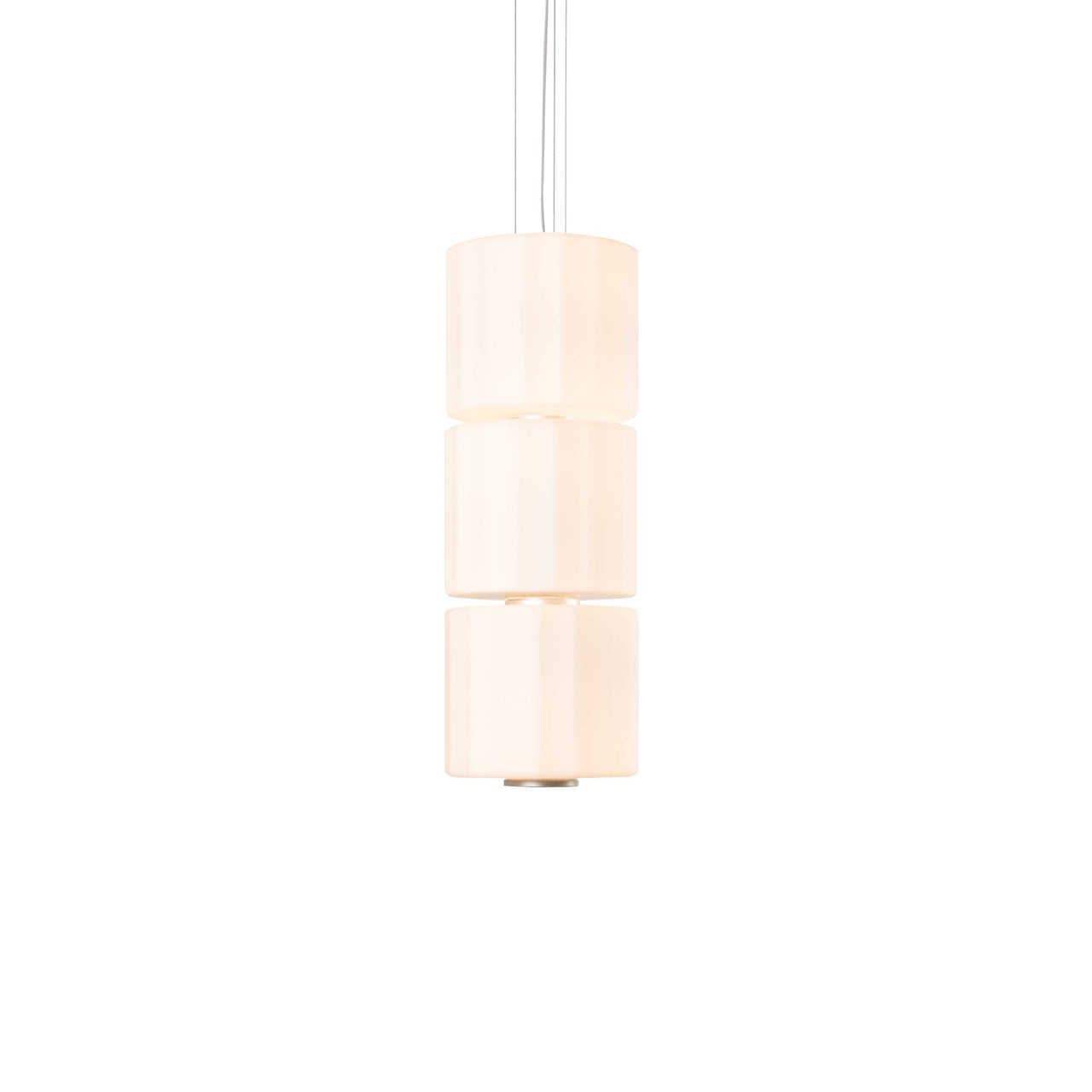 Column 300 Vertical Pendant: 3 Units + Ivory