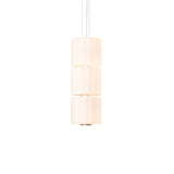 Column 300 Vertical Pendant: 3 Units + Ivory