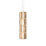 Column 300 Vertical Pendant: 4 Units + Amber