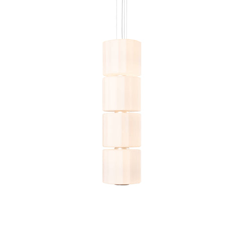 Column 300 Vertical Pendant: 4 Units + Ivory