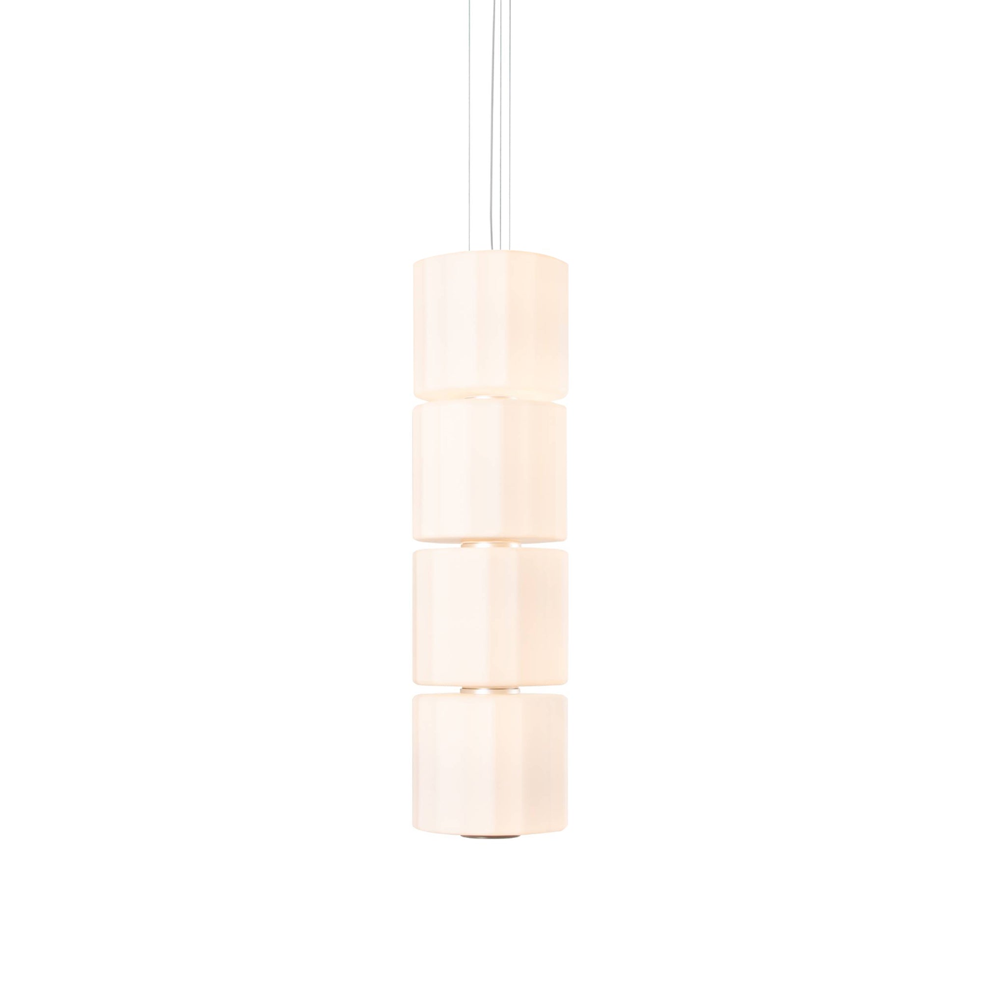 Column 300 Vertical Pendant: 4 Units + Ivory