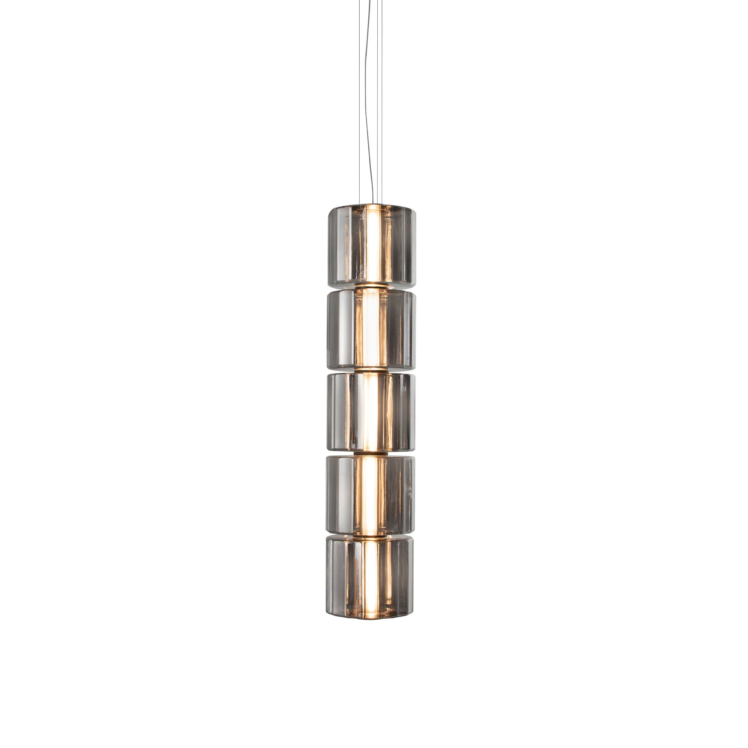 Column 300 Vertical Pendant: 5 Units + Carbon