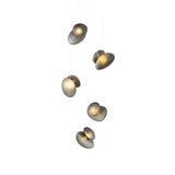 Pebble Chandelier 5: Cluster + Slate