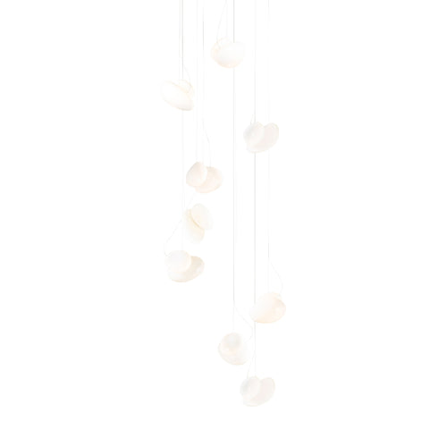 Pebble Chandelier 9: Cluster + Pearl