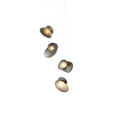 Pebble Chandelier 4: Helix + Slate