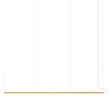 Pipeline 125.3 Linear Pendant Light: Brass