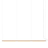 Pipeline 125.3 Linear Pendant Light: Copper + Copper