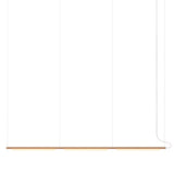 Pipeline 125.3 Linear Pendant Light: Copper