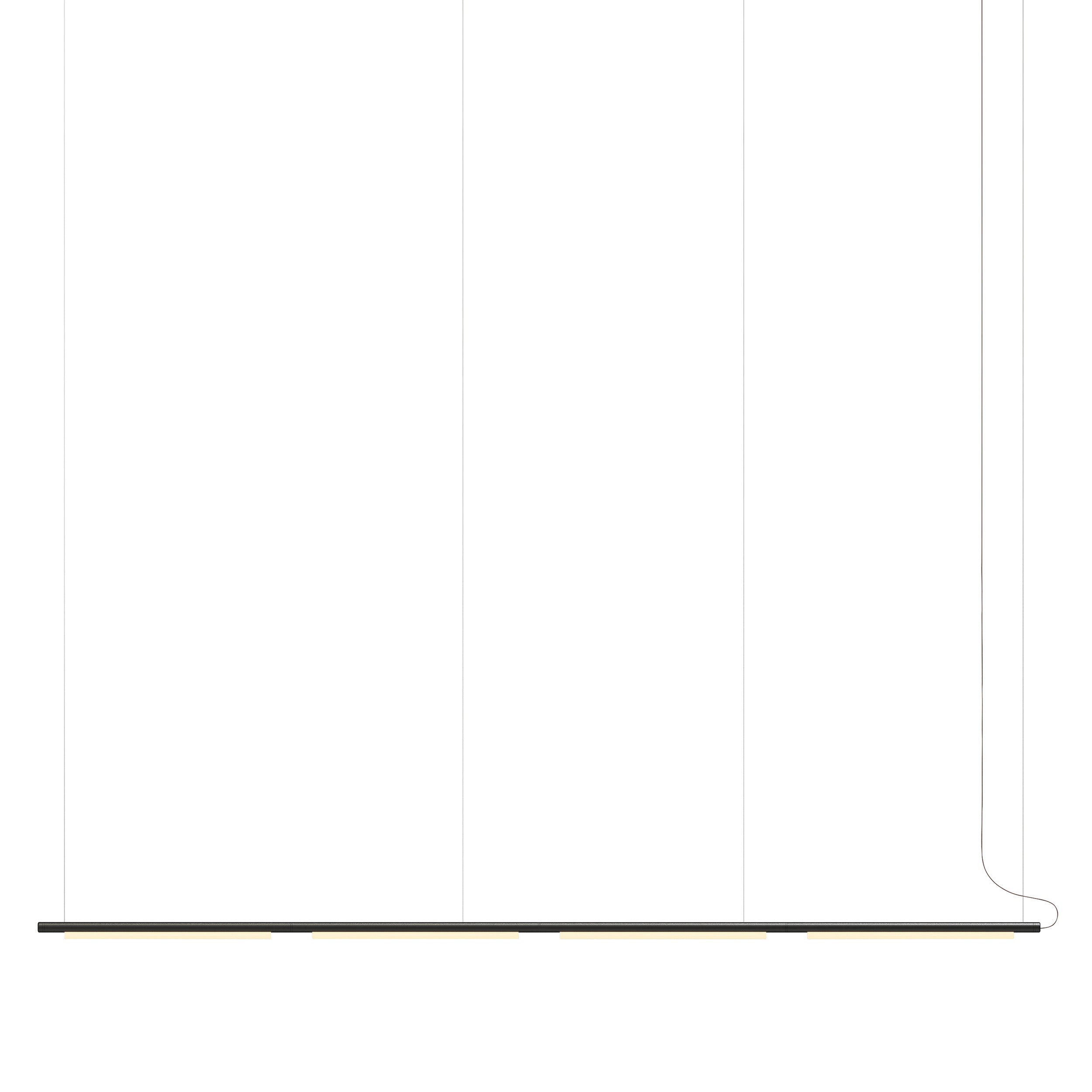 Pipeline 125.4 Pendant Light: Black + Black
