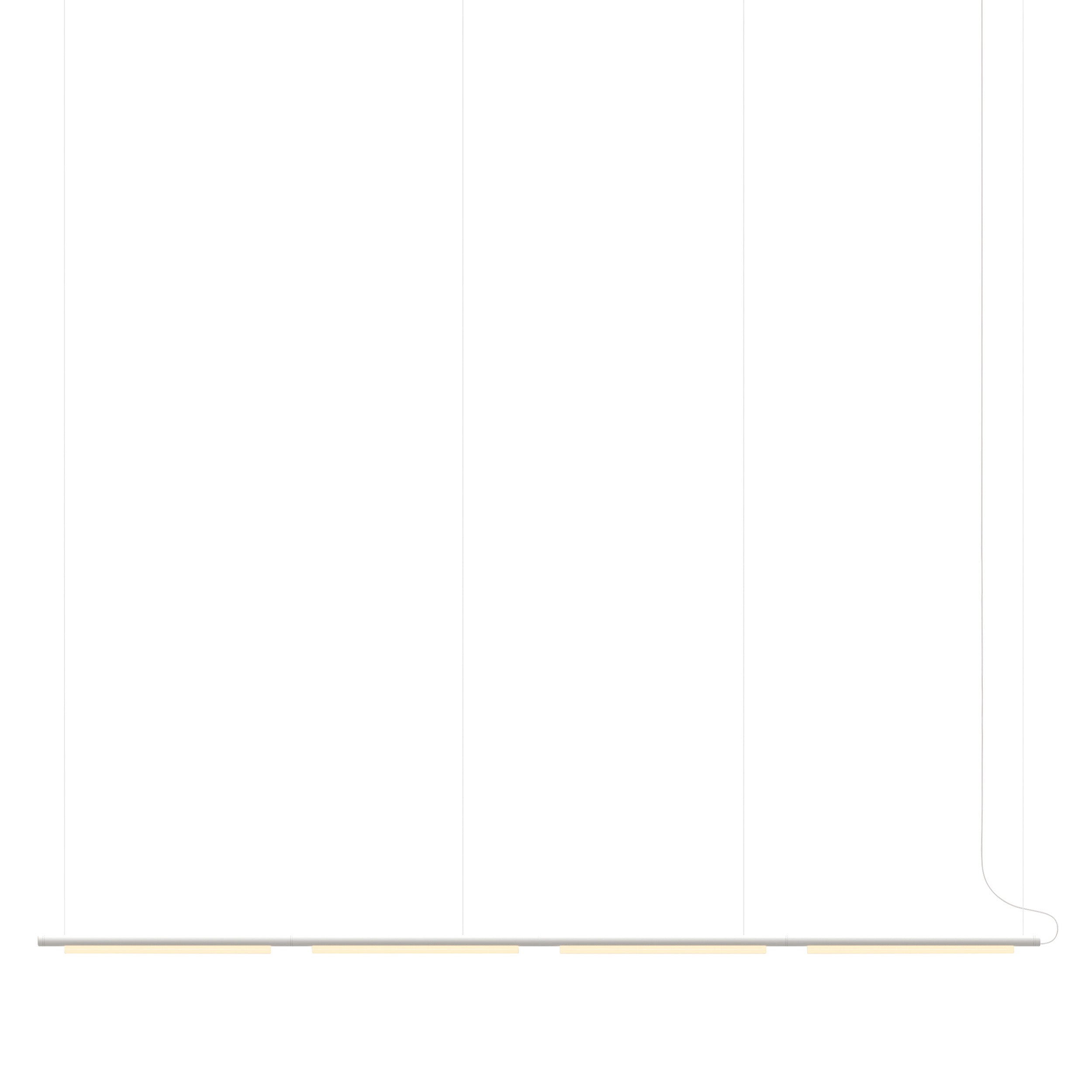 Pipeline 125.4 Pendant Light: White + White