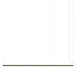 Pipeline 125.3 Linear Pendant Light: Black