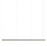 Pipeline 125.3 Linear Pendant Light: Black + Black