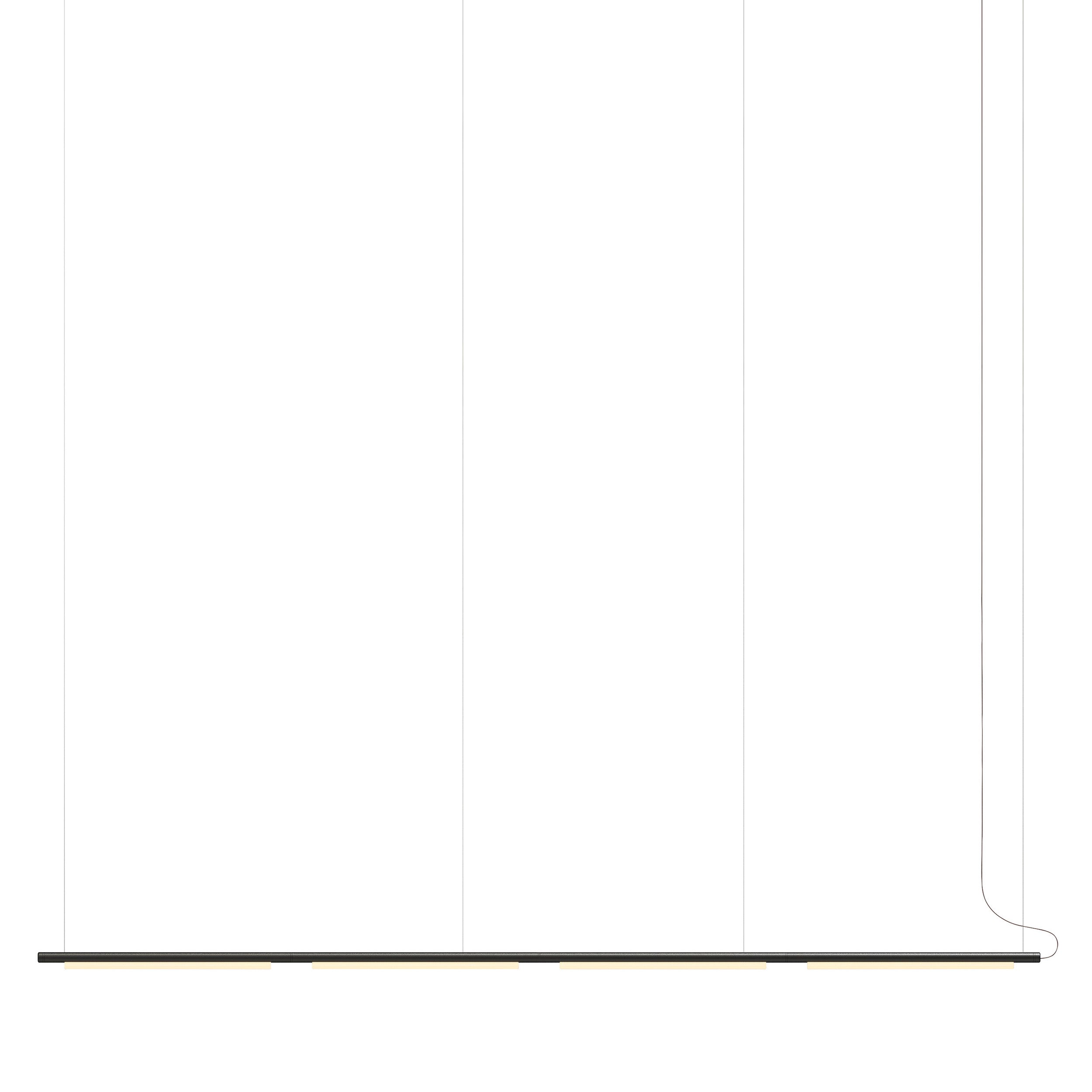 Pipeline 125.4 Pendant Light: Black + Black