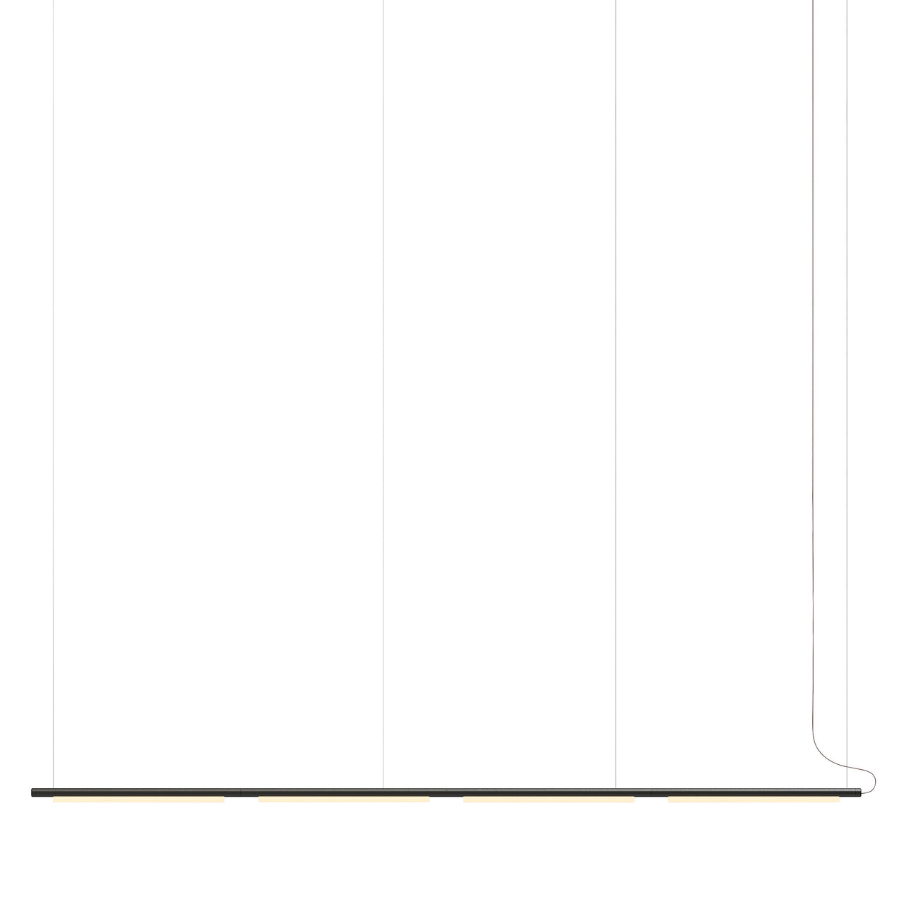 Pipeline 125.4 Pendant Light: Black + Black