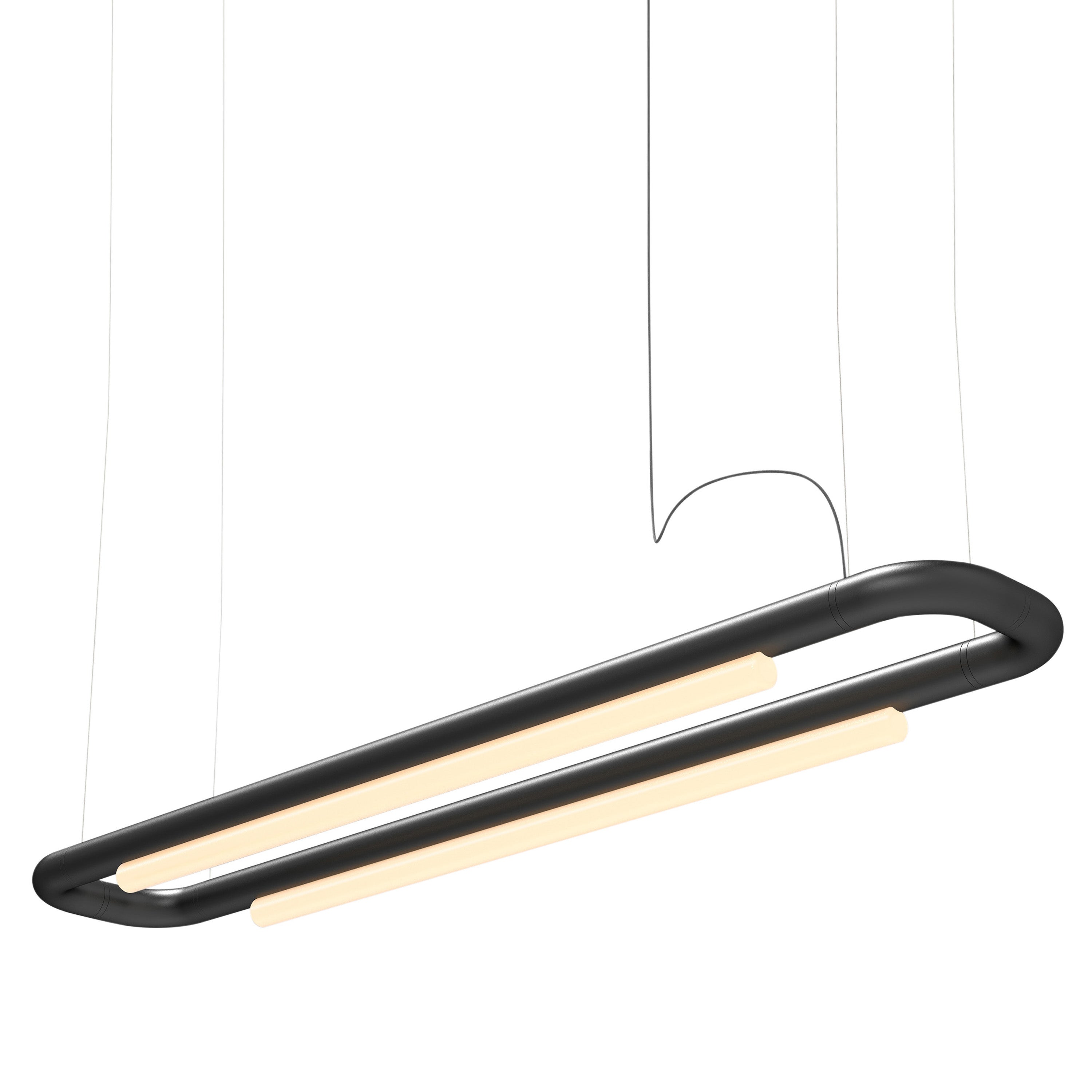 Pipeline CM6 Pendant Light: Black + Black