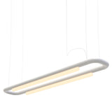 Pipeline CM6 Pendant Light: White + White