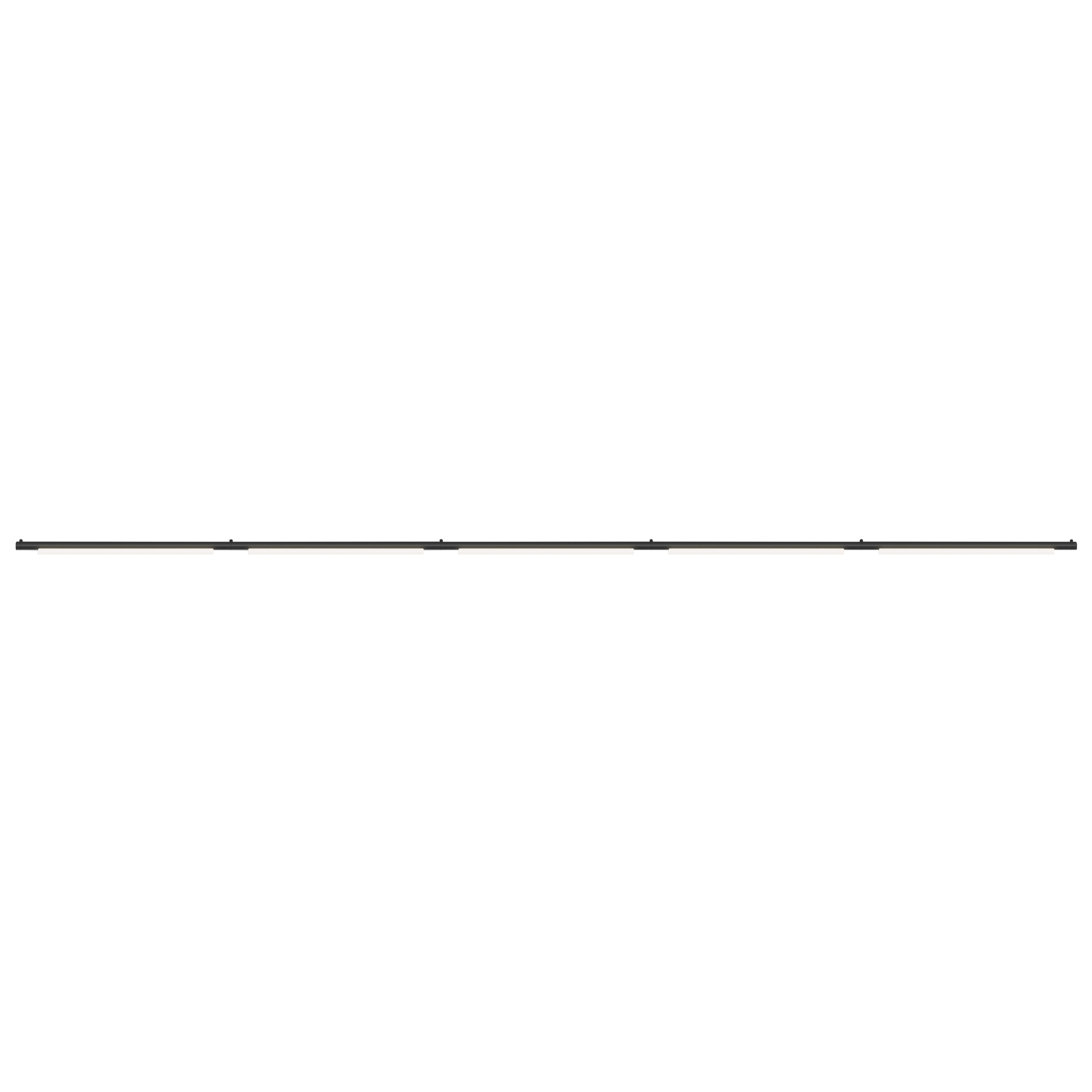 Pipeline 125.5 Linear Ceiling/Wall Light: Black