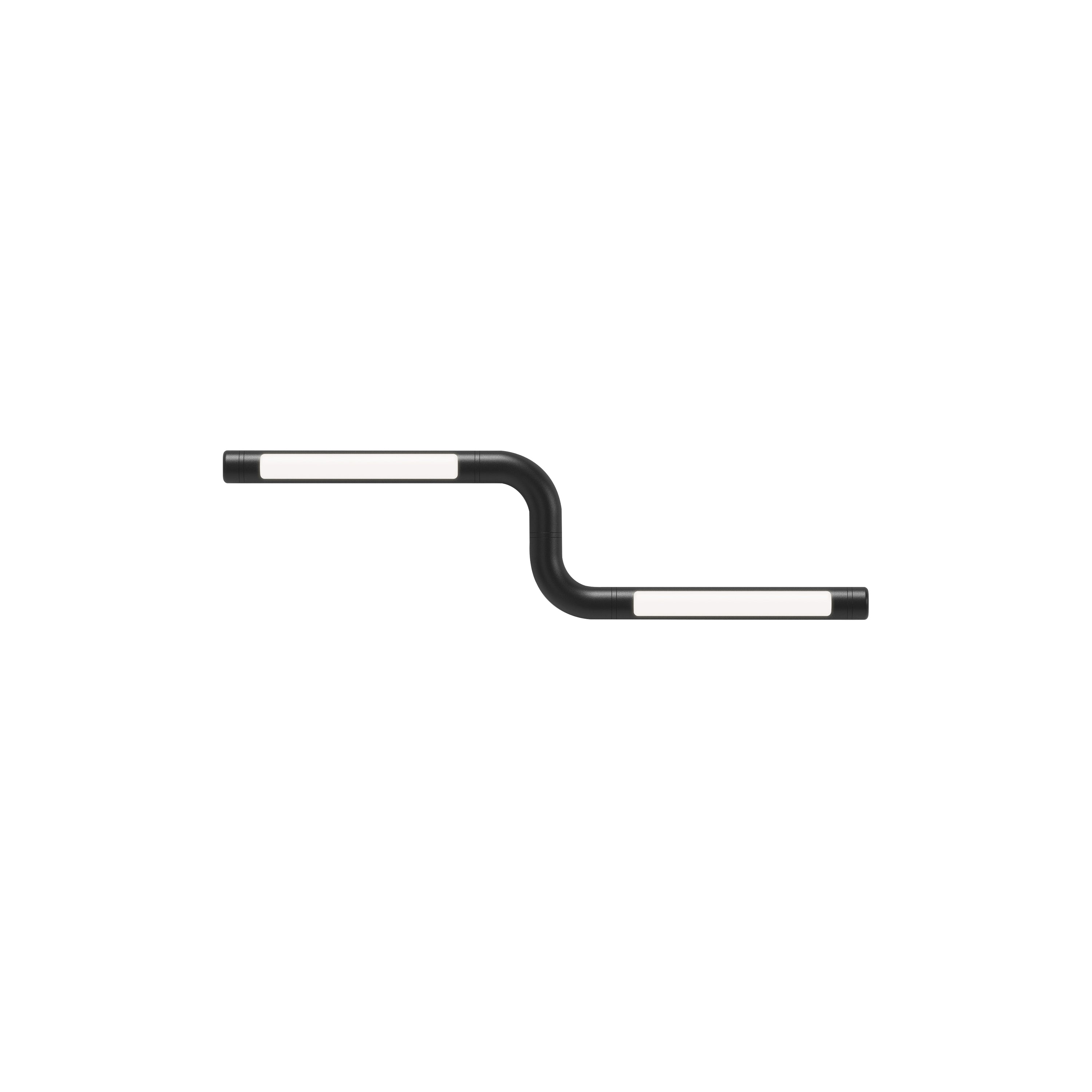 Pipeline CM1 Ceiling/Wall Light: Black + Black