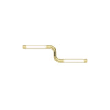 Pipeline CM1 Ceiling/Wall Light: Brass + Brass