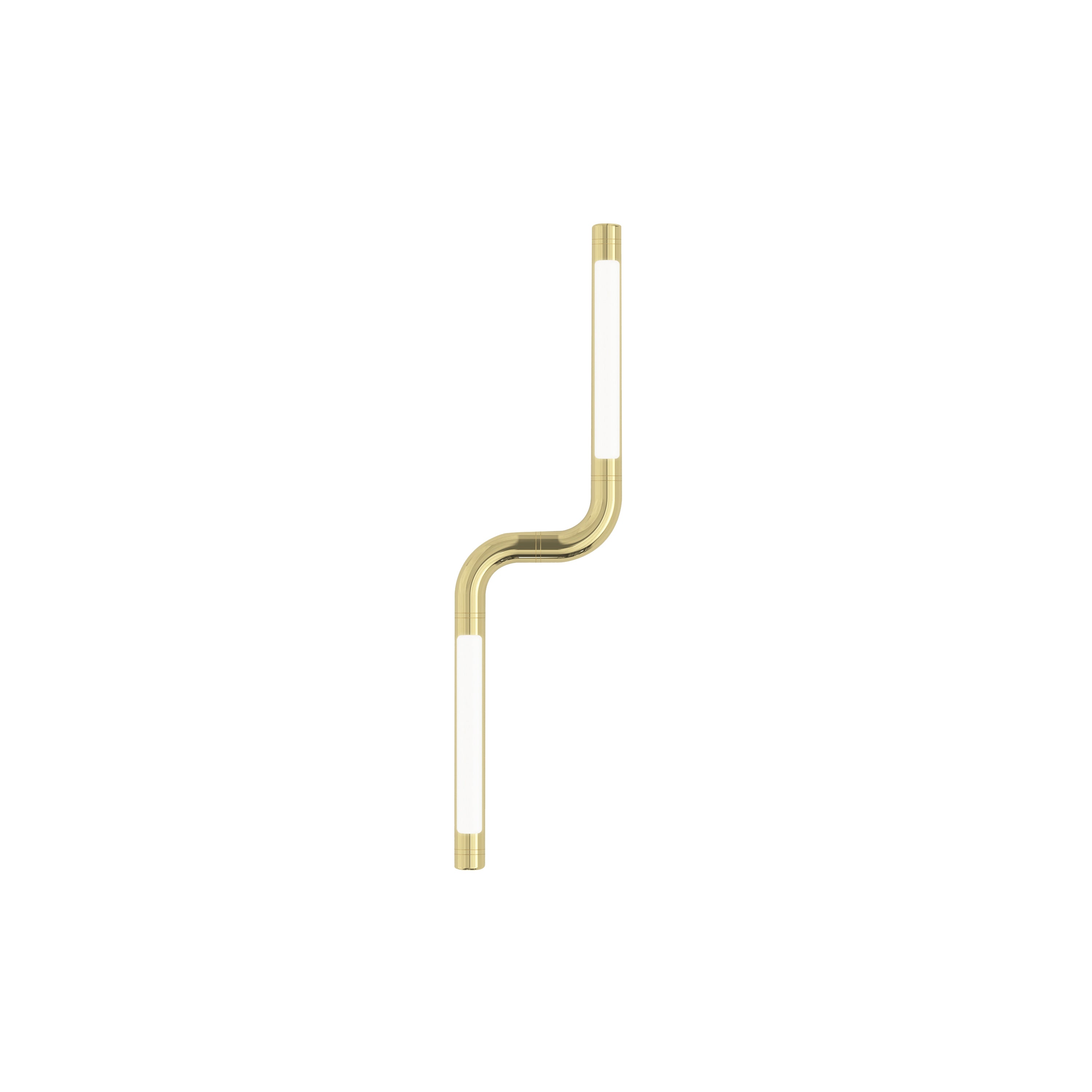 Pipeline CM1 Ceiling/Wall Light: Brass + Brass