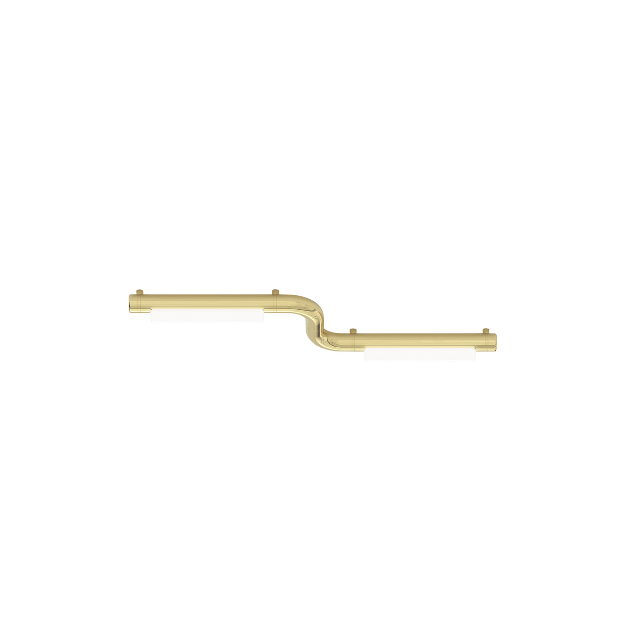 Pipeline CM1 Ceiling/Wall Light: Brass + Brass