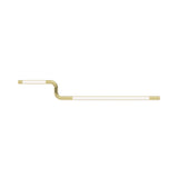 Pipeline CM2 Ceiling/Wall Light: Brass + Brass