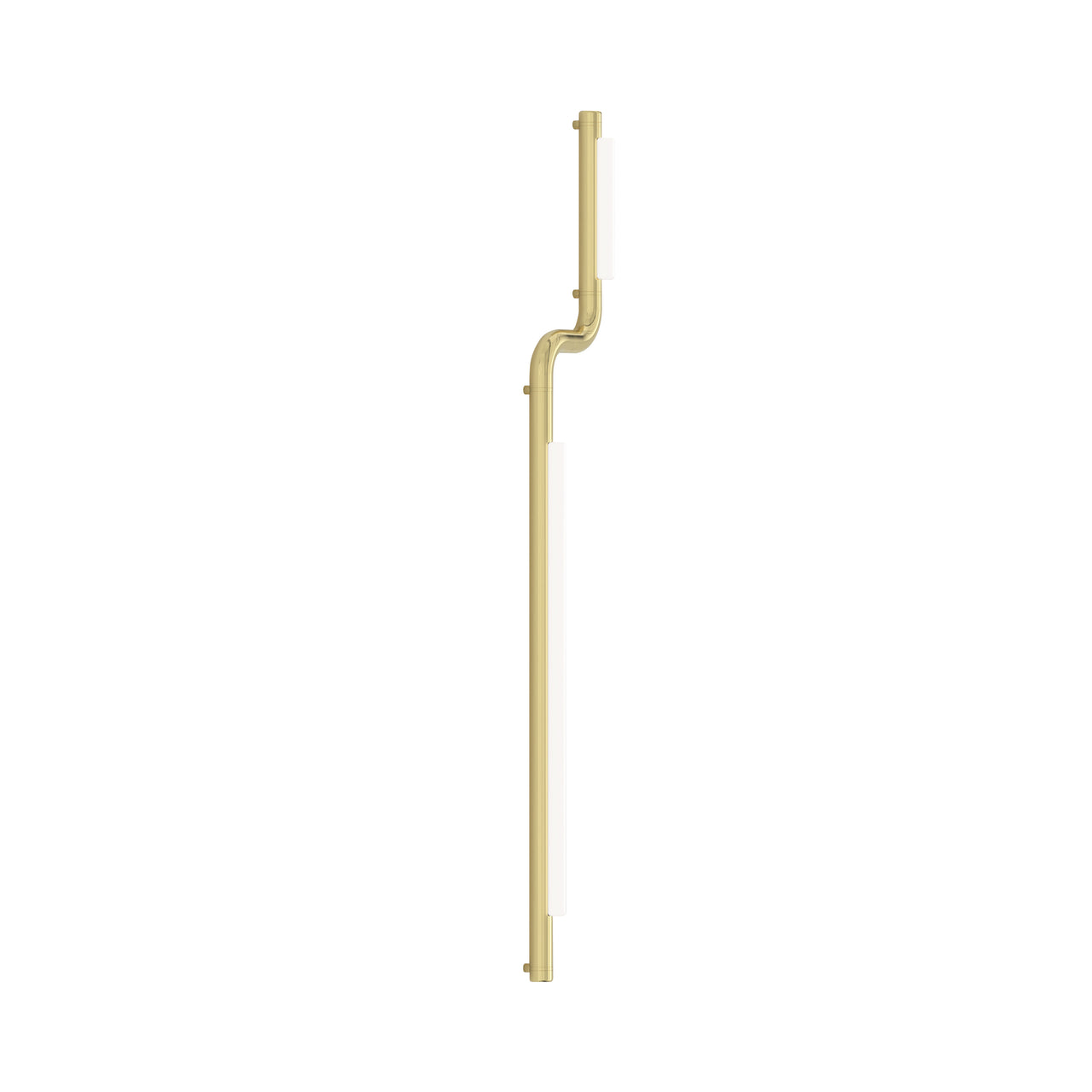 Pipeline CM2 Ceiling/Wall Light: Brass + Brass