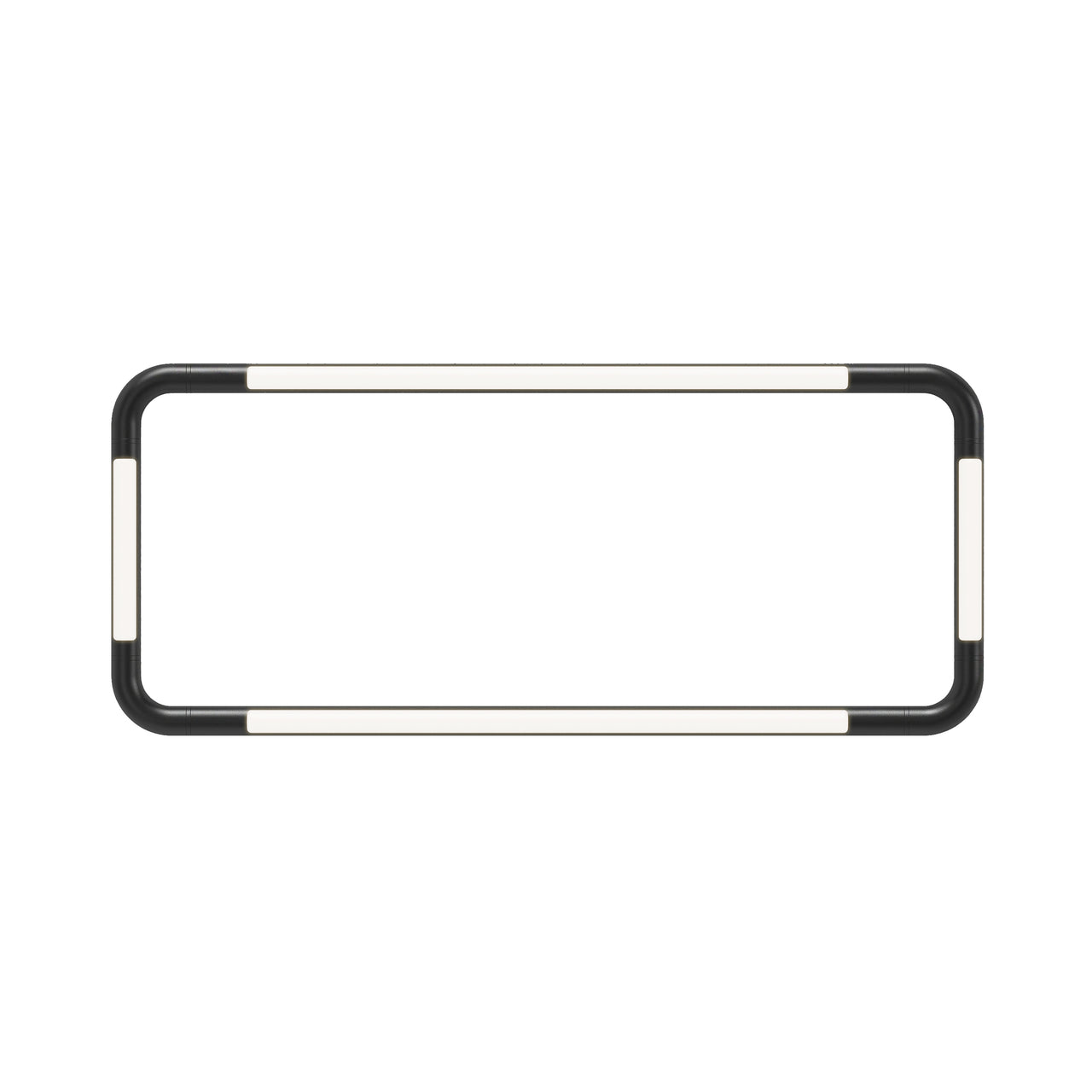 Pipeline CM4 Ceiling/Wall Light: Black + Black