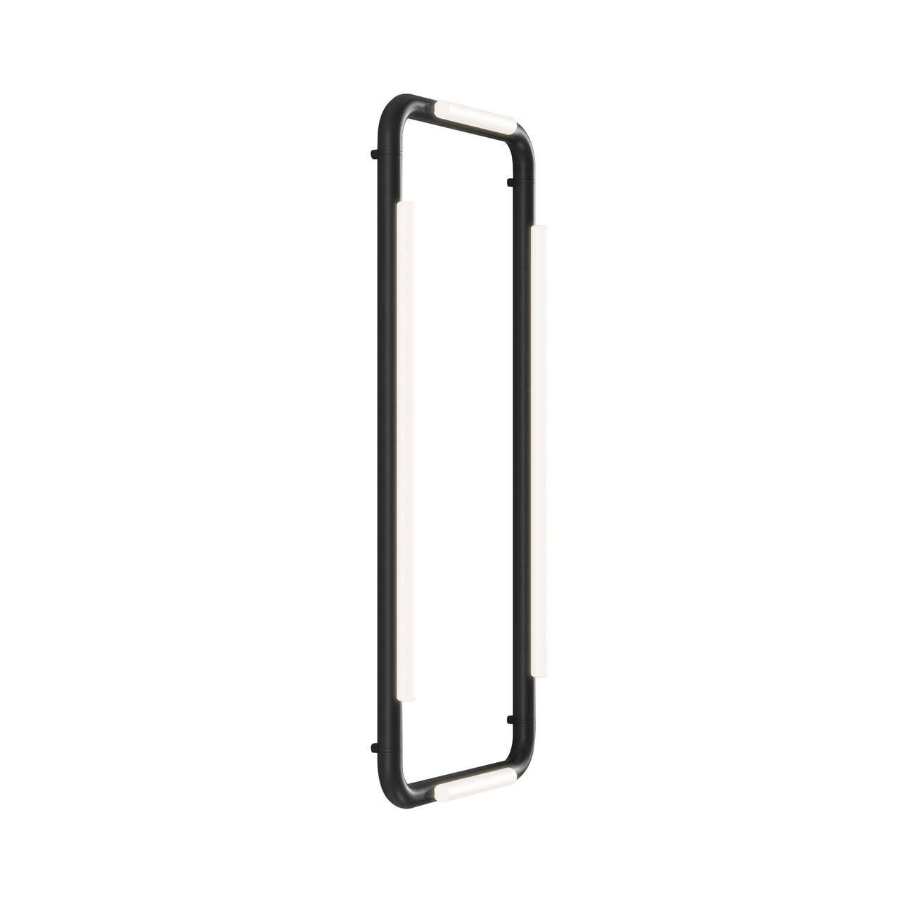 Pipeline CM4 Ceiling/Wall Light: Black + Black