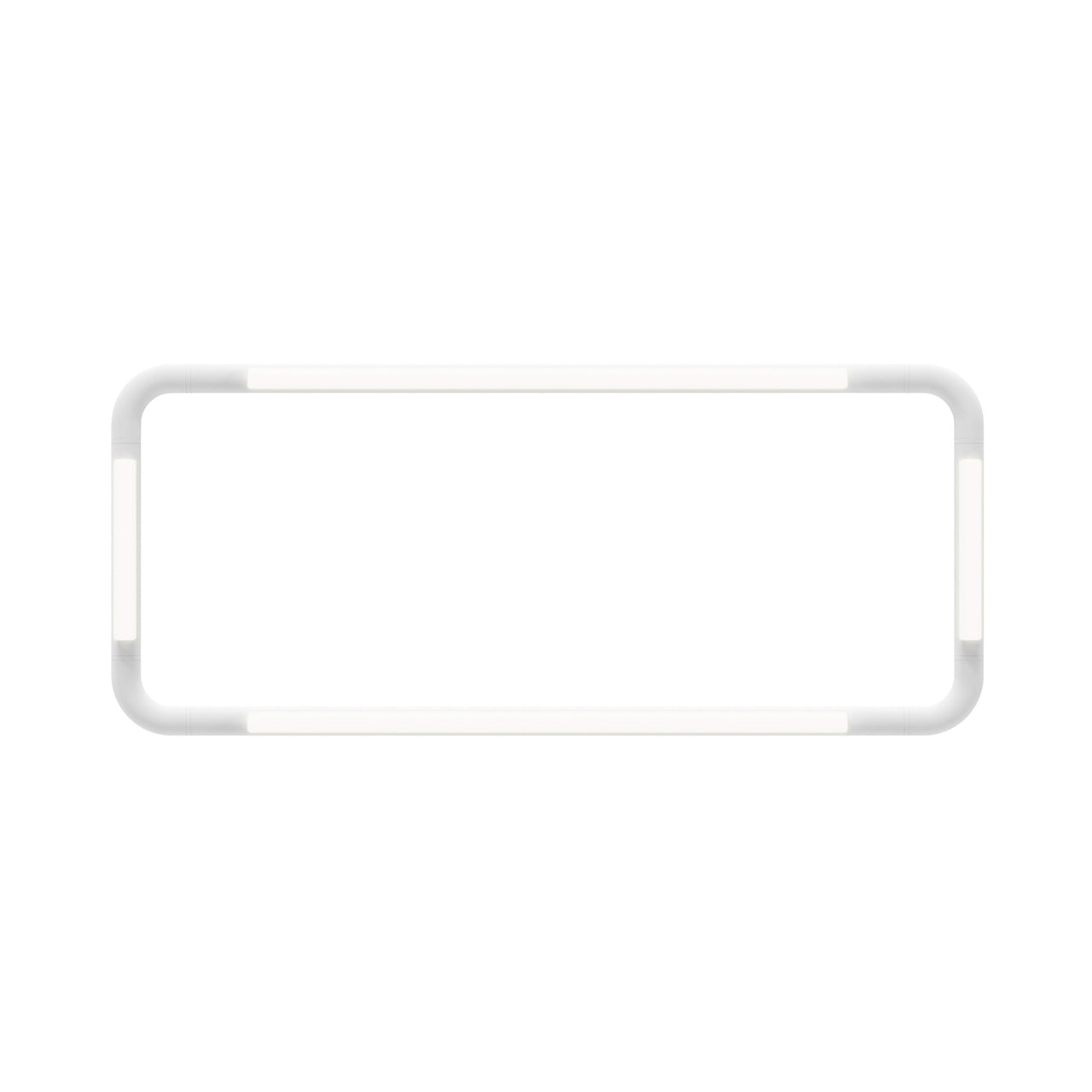 Pipeline CM4 Ceiling/Wall Light: White + White