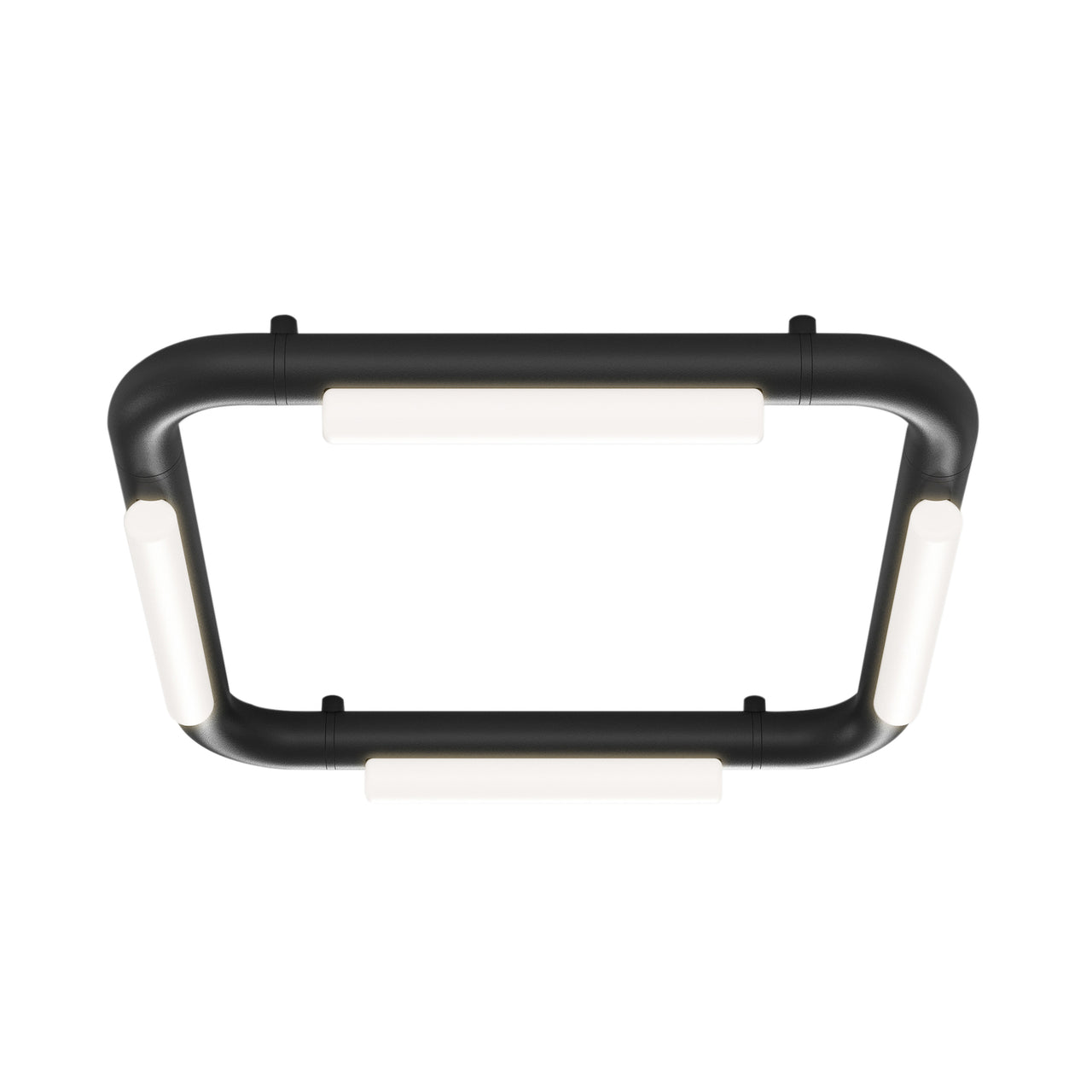 Pipeline CM5 Ceiling/Wall Light: Black + Black