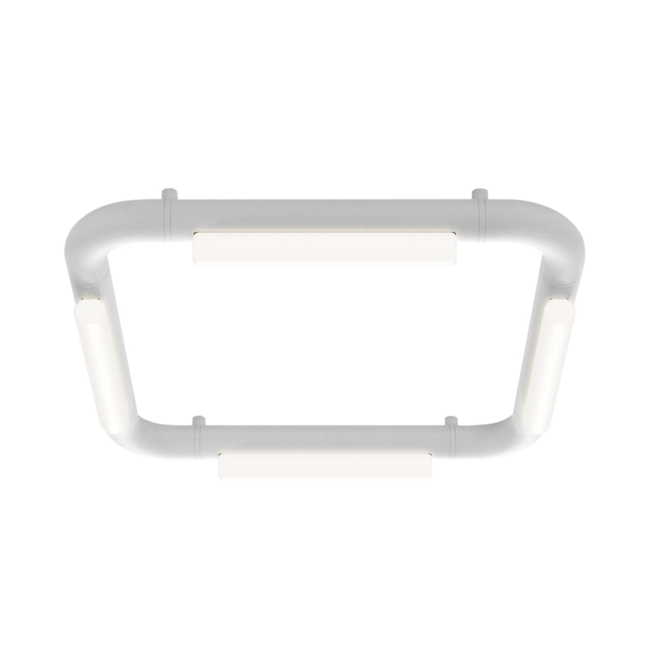 Pipeline CM5 Ceiling/Wall Light: White + White