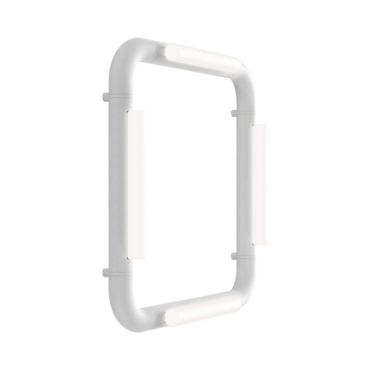 Pipeline CM5 Ceiling/Wall Light: White + White