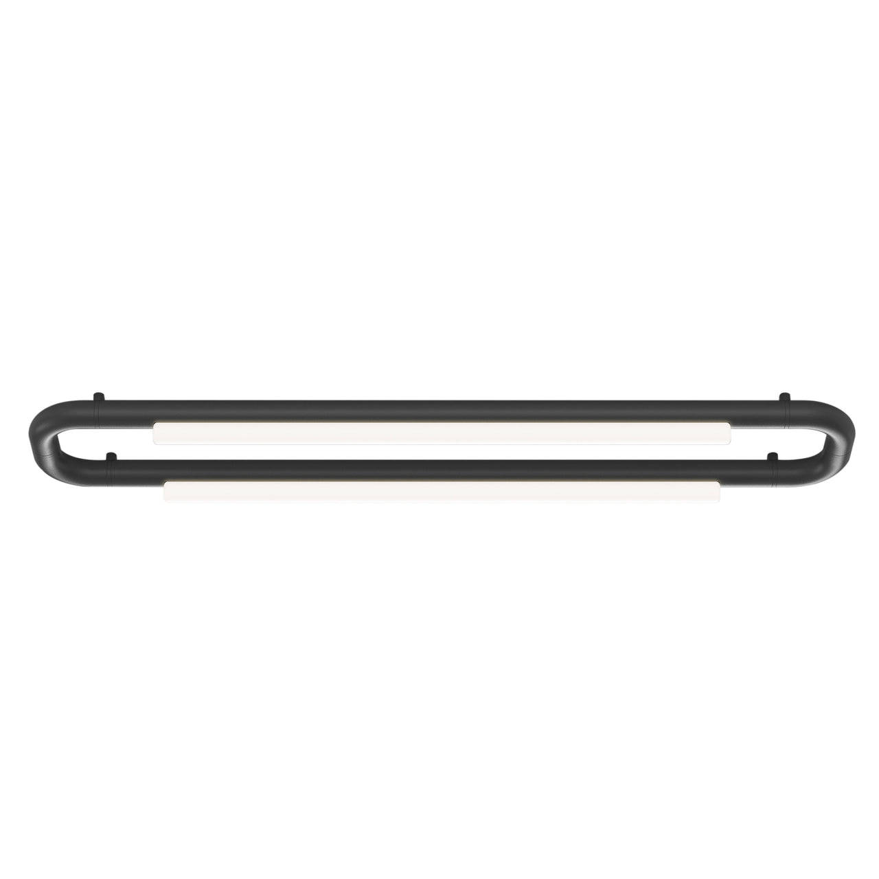 Pipeline CM6 Ceiling/Wall Light: Black + Black