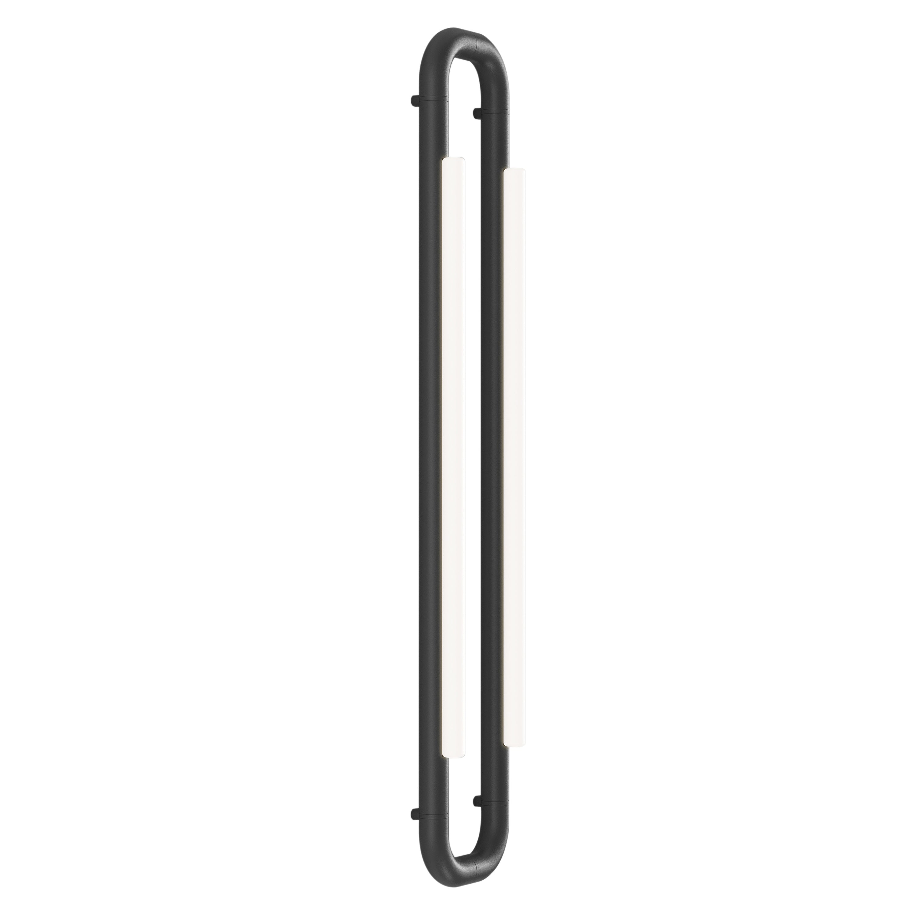 Pipeline CM6 Ceiling/Wall Light: Black + Black