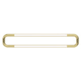 Pipeline CM6 Ceiling/Wall Light: Brass + Brass