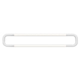 Pipeline CM6 Ceiling/Wall Light: White + White
