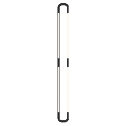 Pipeline CM7 Ceiling/Wall Light: Black + Black