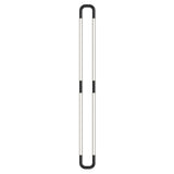 Pipeline CM7 Ceiling/Wall Light: Black + Black