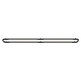 Pipeline CM7 Ceiling/Wall Light: Black + Black