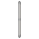 Pipeline CM7 Ceiling/Wall Light: Black + Black