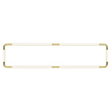 Pipeline CM8 Ceiling/Wall Light: Brass + Brass
