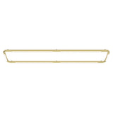 Pipeline CM8 Ceiling/Wall Light: Brass + Brass