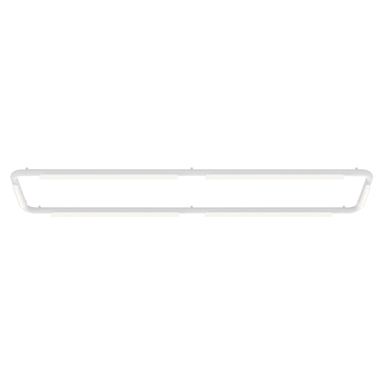 Pipeline CM8 Ceiling/Wall Light: White + White