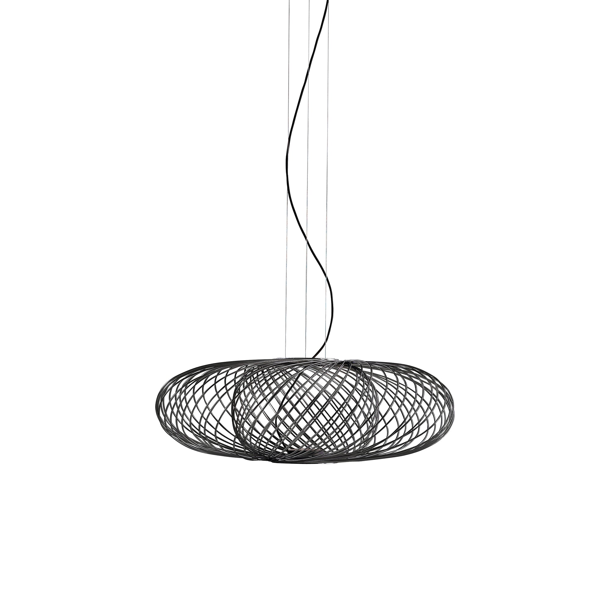 Anwar Hanging Lamp: Low + Black