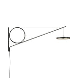 Cercle & Trait Wall Lamp: Plug-in + Satin Graphite